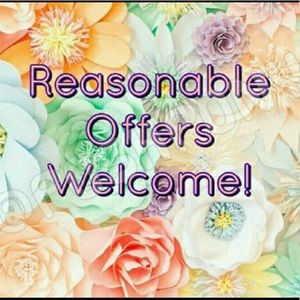 Reasonable offers welcome!